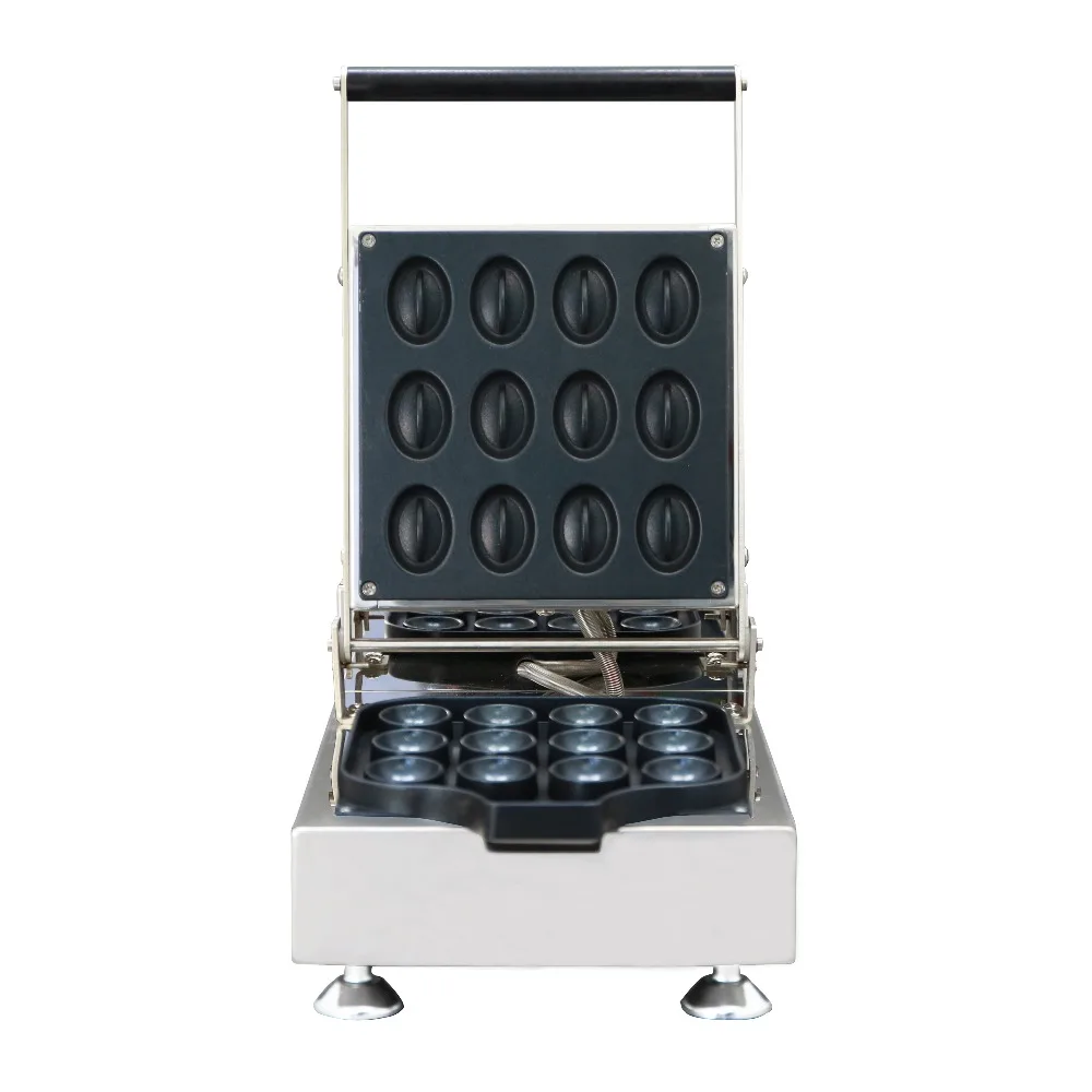 

Commercial Coffee Bean Shaped Waffle Maker Iron Machine