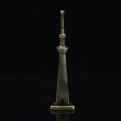 Tokyo Sky Tree Tower Building Metal Decoration Retro Japan Building Home & Office Crafts