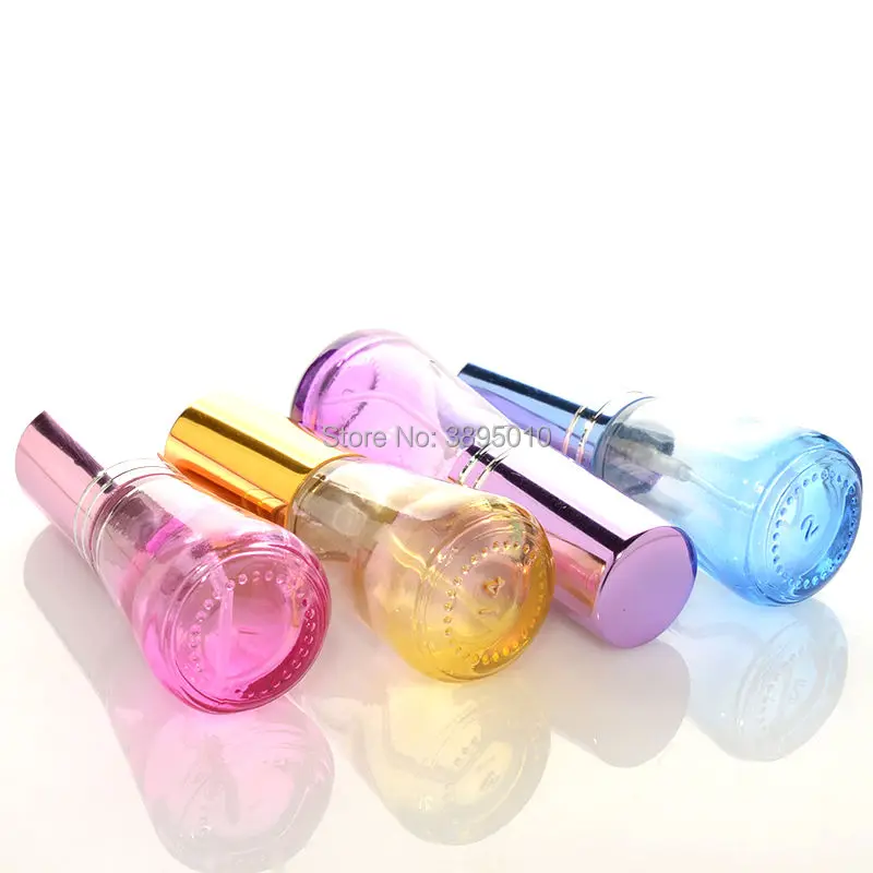 4ml Clear Glass Perfume Sprayer Bottle with Atomizer Refillable Container Travel Parfume Vials Tube F894