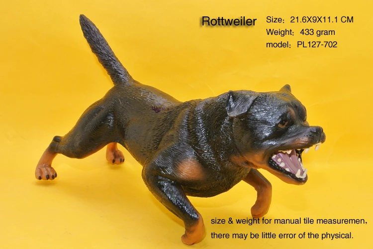 Hot toys: Rottweiler dog simulation model  Animals   kids  toys children educational props