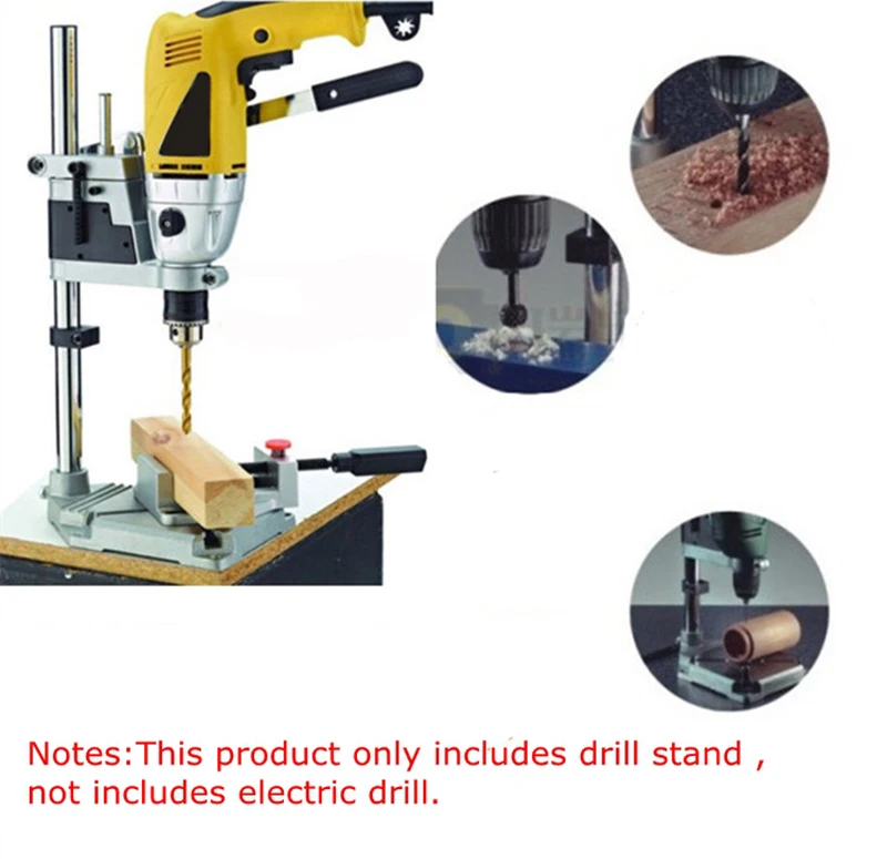 Aluminum bench Drill Stand Single-head Electric Drill  Base Frame Drill Holder Power Grinder accessories for Woodwork