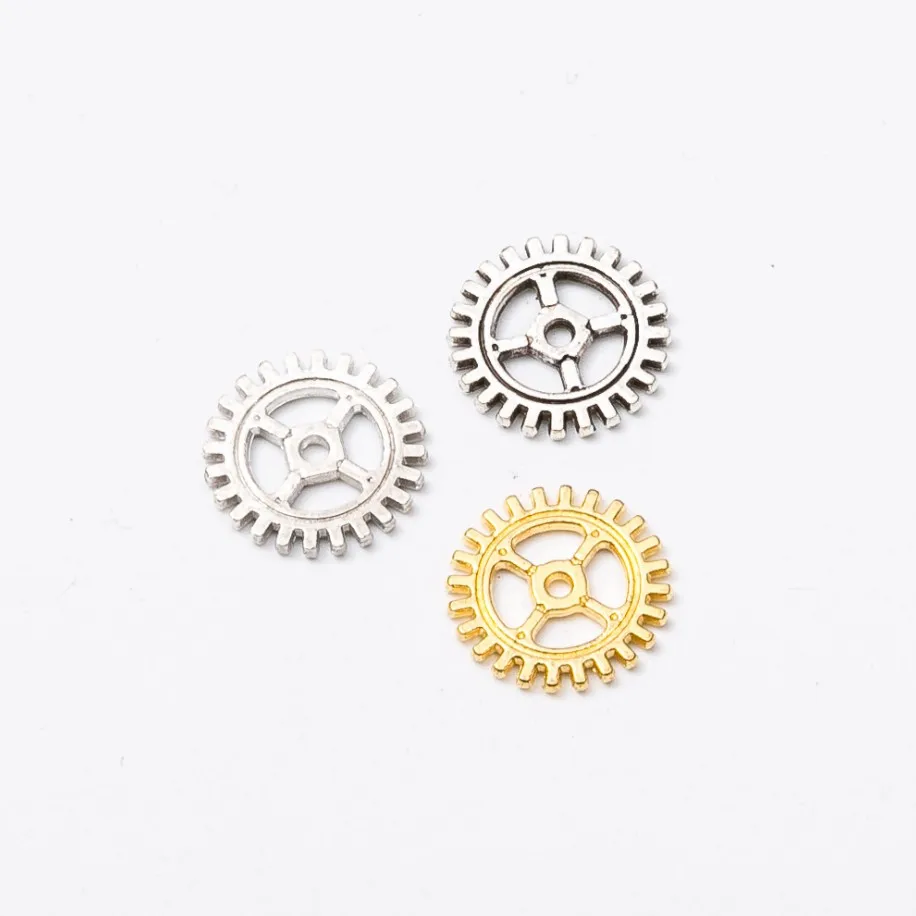 50pcs/Pack 12mm Small Gears for DIY Vintage Steampunk Accessories Making