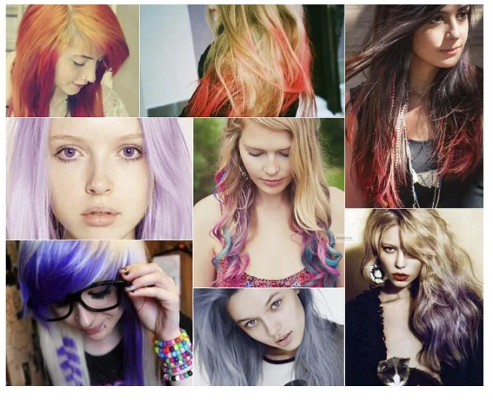 12pcs hair color chalk colorful temporary crayon DIY coloring hair dye pastels kit styling tools