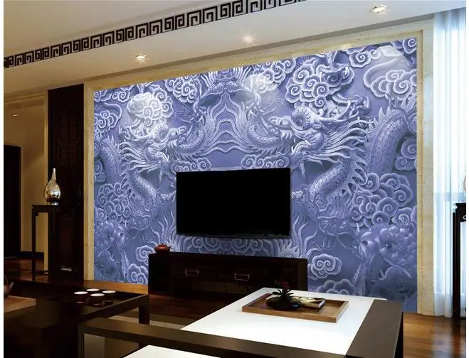 

3d wallpaper Embossed dragon beads background wall murals custom 3d wallpaper 3d customized wallpaper