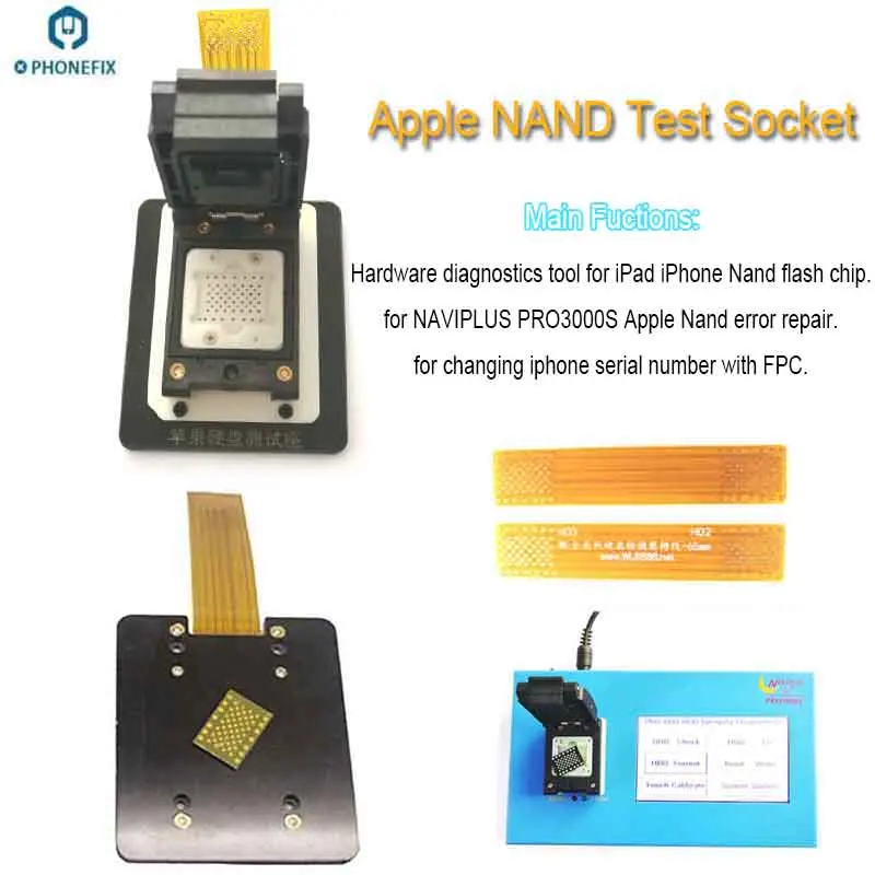 LGA52 LGA60 для iphone NAND тестовая розетка NAND тестовый адаптер для телефона 4-6P для iPad 2-6 Air Air2 Mini 1-4