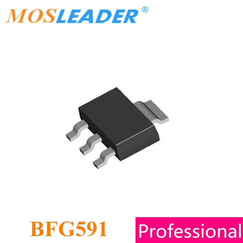 Mosleader BFG591 SOT223 100PCS Original 7GHz NPN 15V 0.2A 2000mW High quality