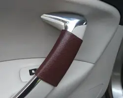 Car Door  For Citroen C5 handle Protective Leather Cover Door handle leather case   Interior upgrades car interior