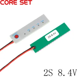 2S 8.4V BMS Li-ion Lithium Battery Capacity Indicator Display Power Level Tester PCB Module 18650 LCD Charge Discharge