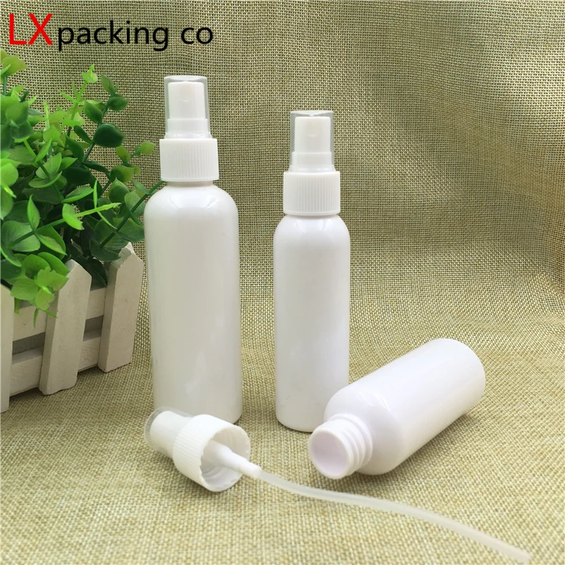 White Plastic Perfume Atomizer, Empty Cosmetic Containers, 10ml, 20 ml, 50ml, 60ml, 100ml, 30Pcs