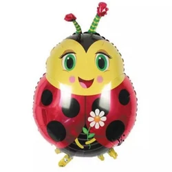 48.5*67.5cm Cartoon Ladybug Foil Balloon Kids Happy Birthday Party Decoration Cute Ladybird Inflatable Air Balloon Wedding Decor