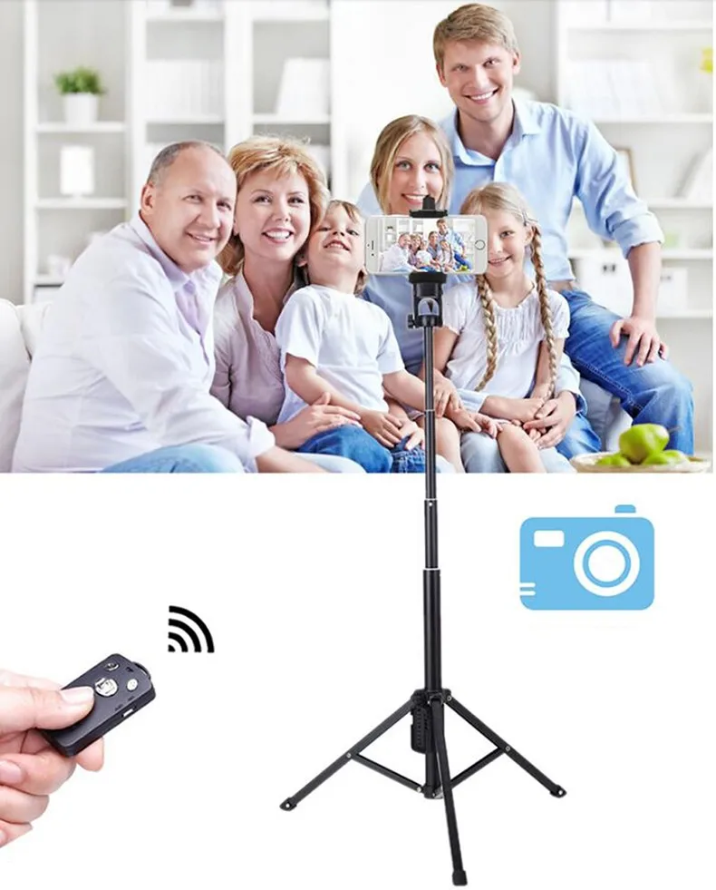 Gậy Chụp Hình Tự Sướng Yunteng Bluetooth Từ Xa Chụp Di Động Tay Cầm Gậy Chụp Hình Selfie Stick Mini Để Bàn Chân Máy
