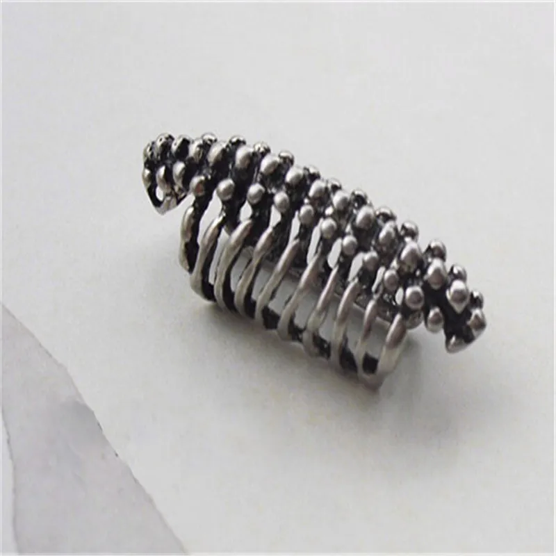 New punk wind cool skeleton spine ear clip ear studs men and women without earrings earrings jewelry wholesale