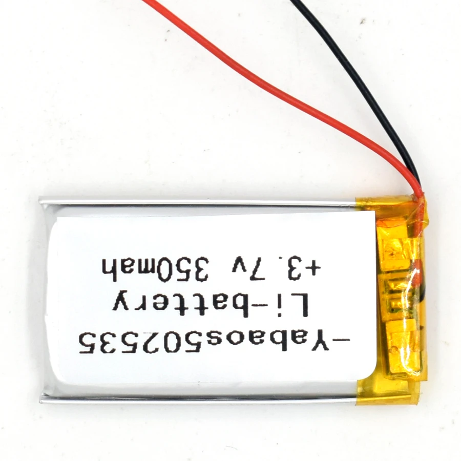 5PCS 3.7V 350 mAh 502035Li-Polymer Rechargeable Battery Li Po ion LI  for GPS Bluetooth MP3 MP4 052035