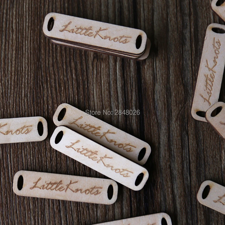 Personalized Sew on wood labels.Rustic Wedding decor Wooden,party engagement bridal shower tags,