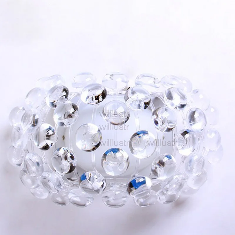 Acrylic Bead Caboche Wall Lamp Modern Design Light Wall Sconce Acrylic Ball Lighting LED R7S bulb clear amber bead