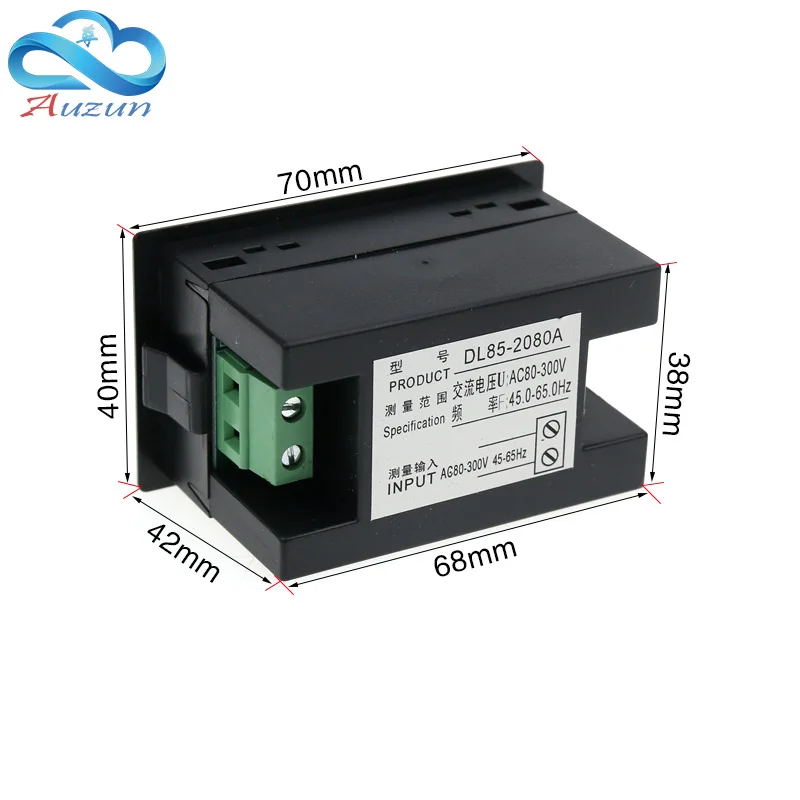 Dl85-2080A gasoline generator digital display ac voltmeter frequency meter AC80-300V AC200-450V