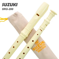 High-Quality SUZUKI SRG-200 Germany Type 8-Holes Soprano Recorder/ Flute Student Beginner Recorder