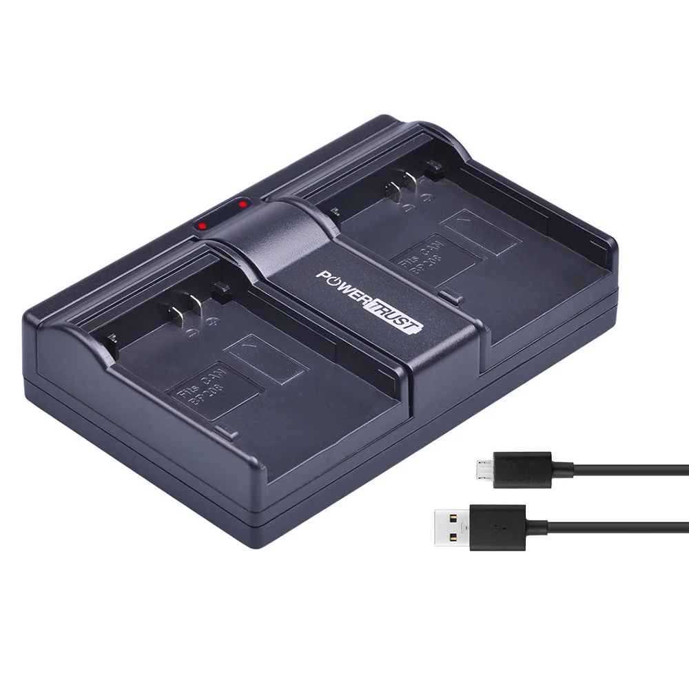 Imagem -03 - Bateria da Câmera Mais Carregador Usb Dual Slots para Canon Dc10 Dc19 Dc20 Dc21 Dc22 Dc40 Dc50 Dc51 Dc95 Dc100 Dc200 Dc201 Pcs Bp208 Bp208