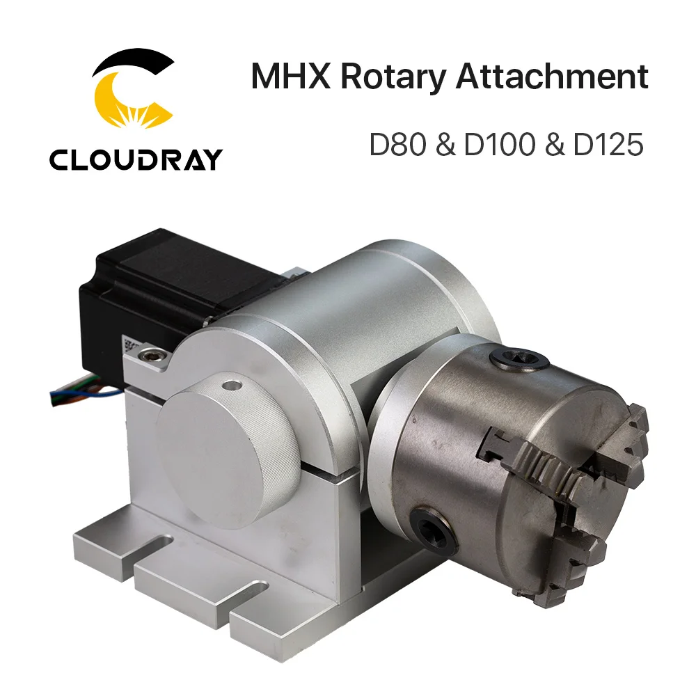 

Rotary Engraving Attachment with Chucks Max Dia. 80 100 125mm for Laser Marking Machine