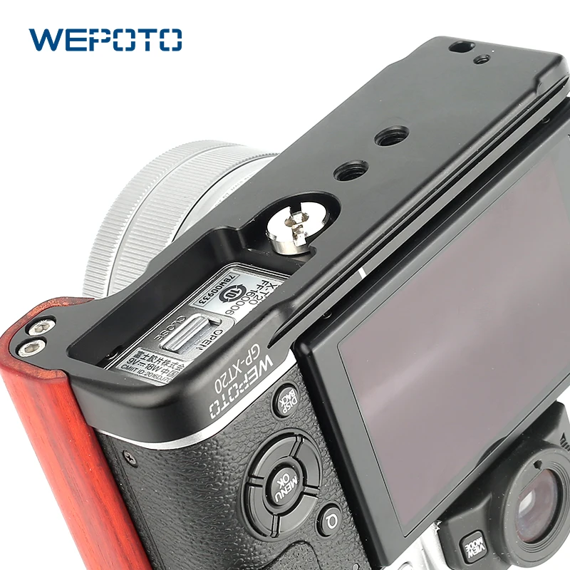 wood Pro Vertical L Type Bracket Quick Release Plate Base Grip Handle For Fujifilm Fuji XT20 X-T30 XT10 xt30 Camera Arca-Swiss