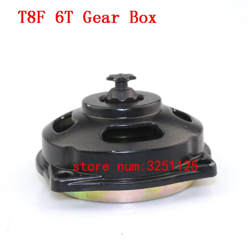 Clutch Gear Box T8F 6T Pocket Bike Drum   For 47cc 49cc 2 Stroke Minimoto 6 Tooth ATV Quad Go Kart Dirt Motorcycle Parts