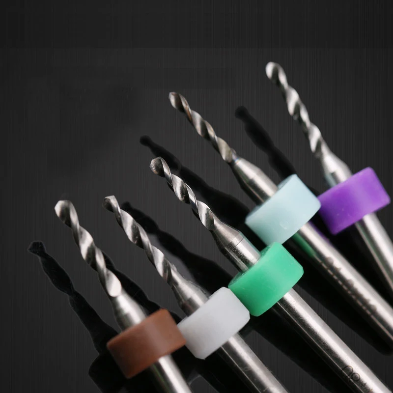 Imagem -02 - Broca de Carboneto de Aço de Tungstênio Micro Âmbar Cnc de Carboneto 1.25 mm 1.3 mm 1.35 mm 1.4 mm e 1.45 mm para Gravação em Impressão Placa de Circuito Pcb Broca de Torção