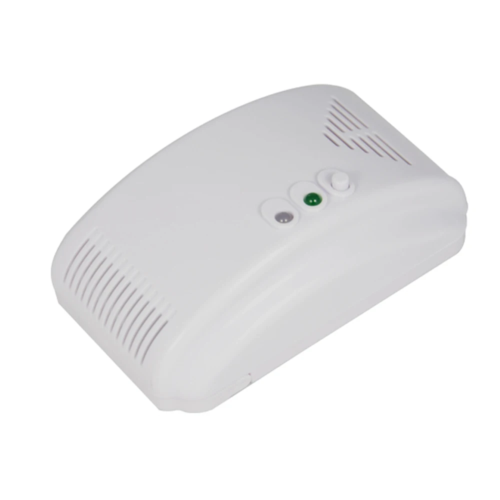 1Pcs Home Security Alarm Wired Wall Mounted 12V Natural Gas Detector LPG Gas Sensor CH4 Leak Kitchen Combustible Gas Alarm