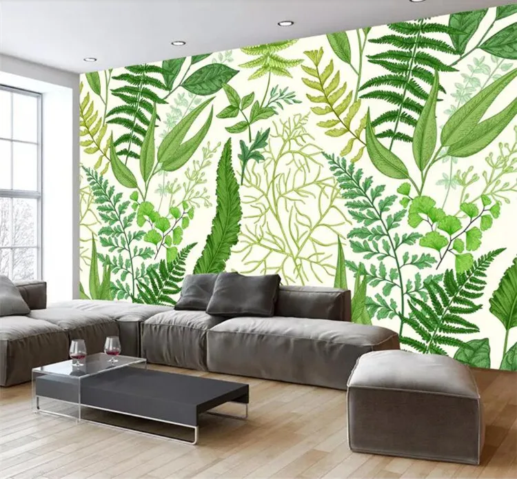 

papel de parede 3d custom Medieval tropical rainforest flamingo Mural Wallpaper For Wall paper Living Room Home Decor