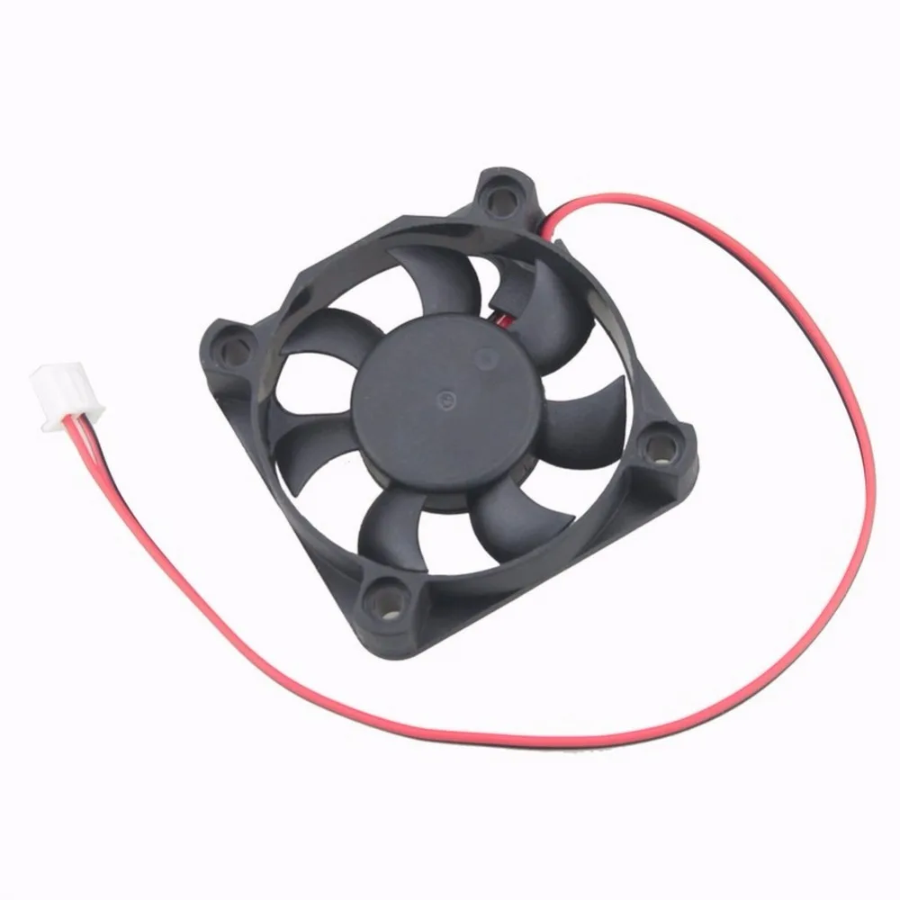 2 ชิ้น Gdstime 12 โวลต์ 50x50x10 มิลลิเมตร Cooling พัดลม 50 มิลลิเมตร x 10 มิลลิเมตร Dual Ball DC Brushless PC Cooler หม้อน้ำ 5 เซนติเมตร 5010 2Pin 5010