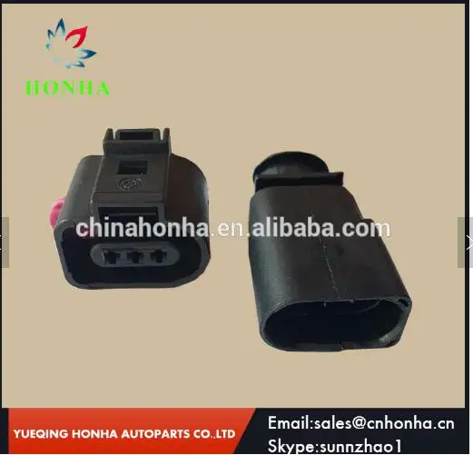

5pcs 3 Pin/Way Male And Female Radar Speed Temperature Sensor Plug Car Alarm Horn Connector1J0973703