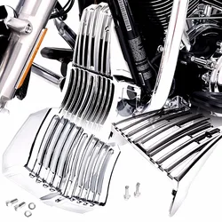Chrome Regulator Cover&Oil Cooler Cover For Harley M8 Touring Electra Street Road Glide Road King FLH/T FLHR FLHX FLTR 2017-2023