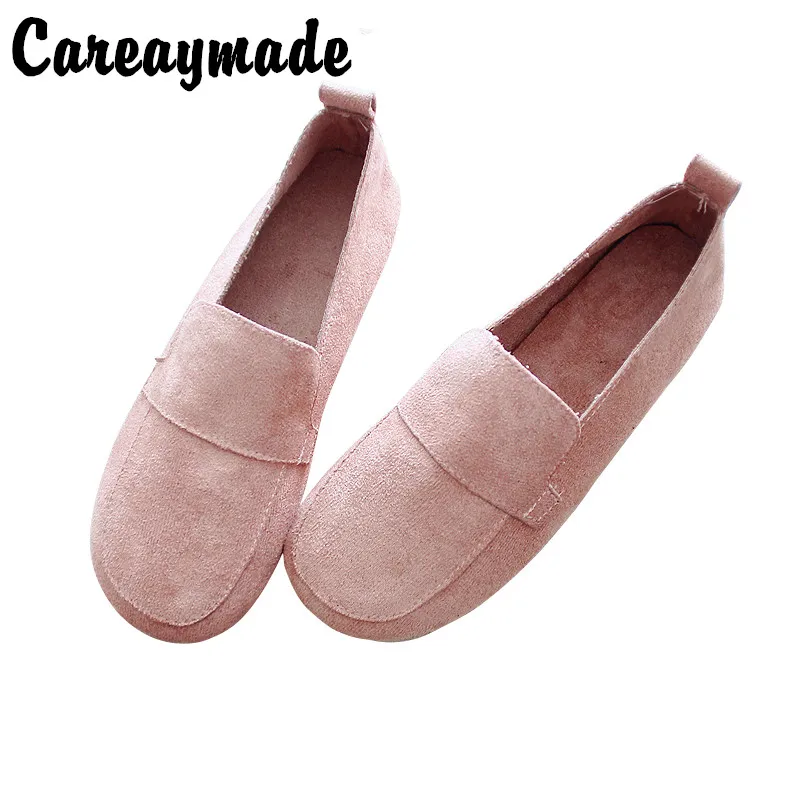 

Careaymade-Summer New College Style Fresh and Comfortable Flat Bottom Low-Up Single Shoes,literary and artistic Lazy Shoes