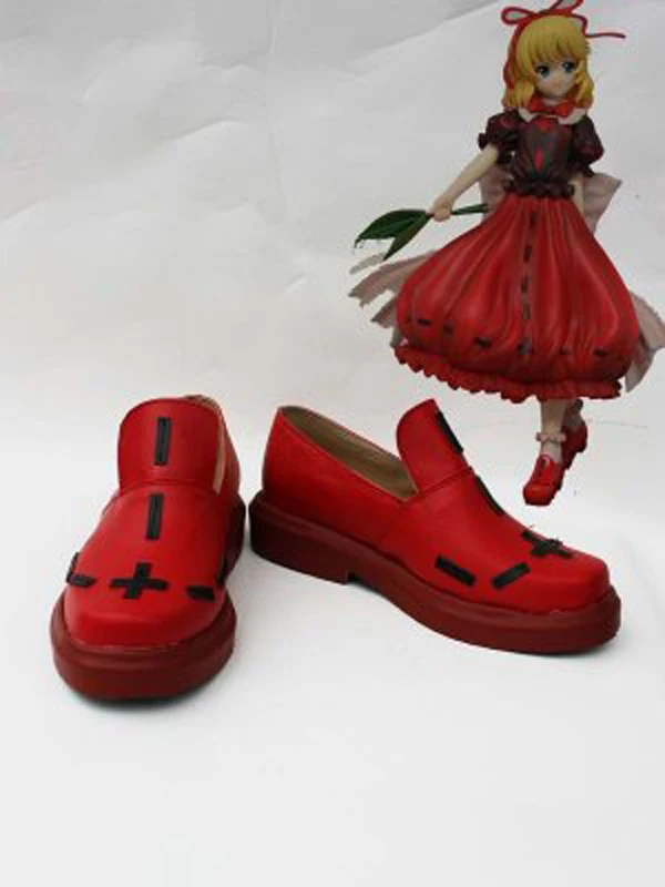 

Touhou Project Medicine Melancholy Cosplay Boots Shoes Anime Party Cosplay Boots Custom Made for Adult Women Shoes