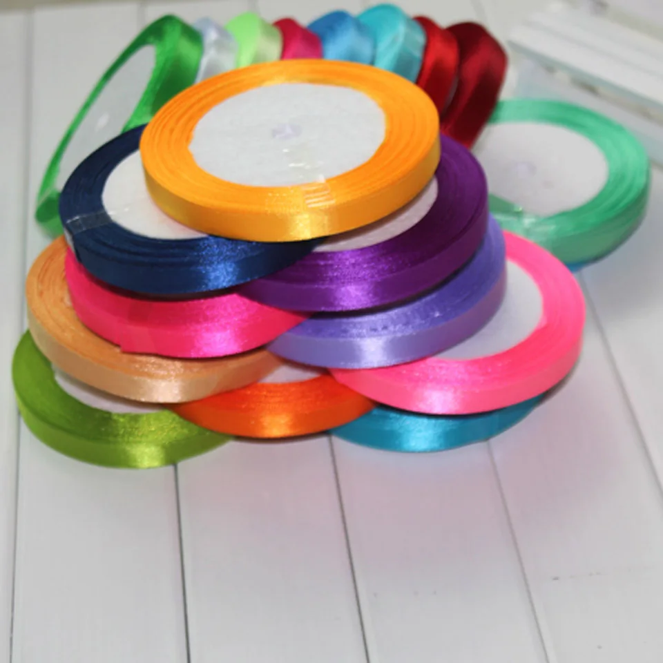 3 8 inch 10mm width color ribbon belt gift packing wedding decoration 25yards roll 20 rolls 500yards min order