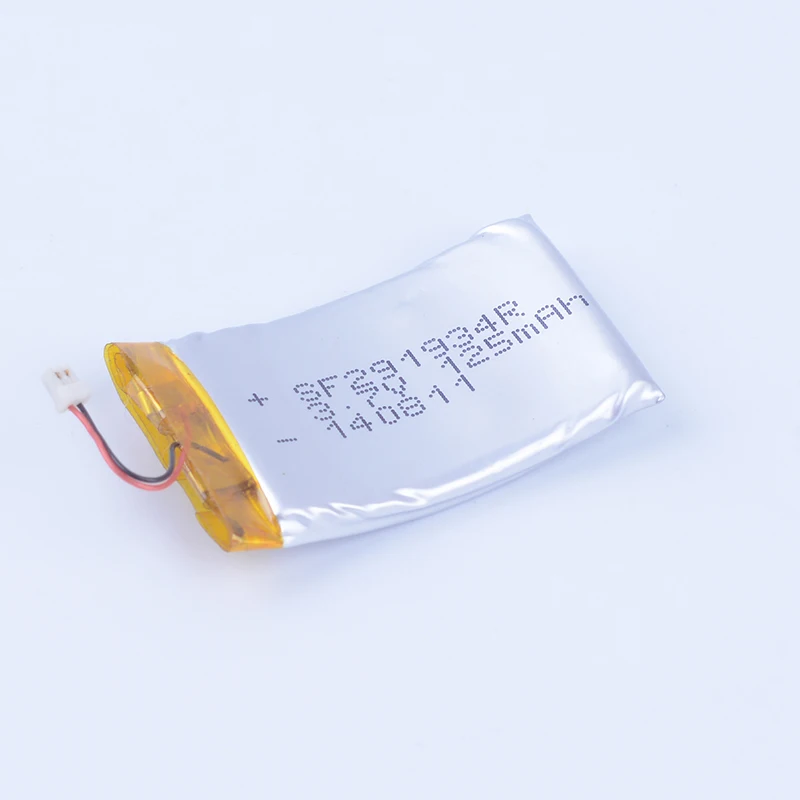 Easylander  SF291934R 3.7V 125mAh Rechargeable li Polymer Li-ion Battery For Smart bracelet smart watch 291934  Curved battery