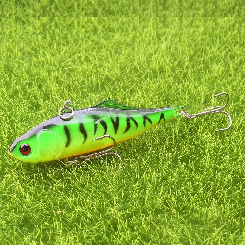 1Pcs VIB Vibration Sinking Fishing Lure 7cm 23g Lipless Crankbaits Artificial Hard Bait All Depth Winter Ice Fishing Tackle