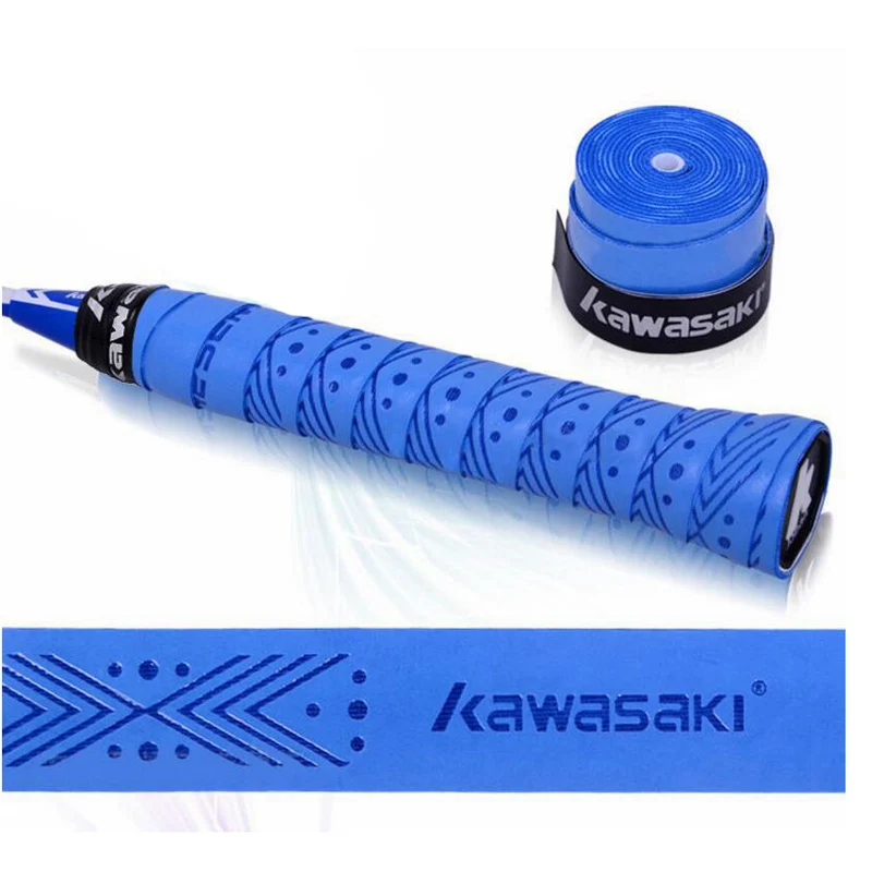 60pcs/lot Kawasaki Brand Badminton Over Grip Tape Tennis Racket Grips Anti-slip Breathable Sweat Band Sweatband X5