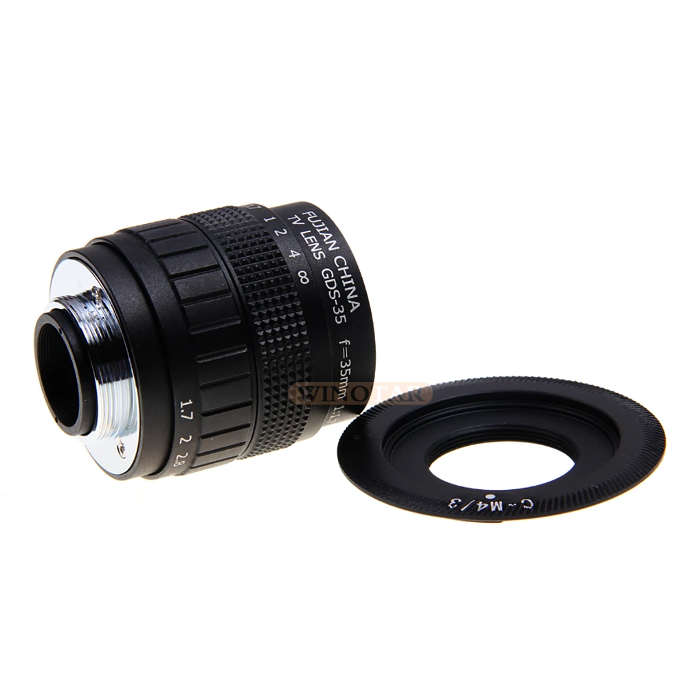 فوجيان 35 مللي متر F1.7 CCTV TV فيلم عدسة + C جبل + حلقة ماكرو لأوليمبوس مايكرو 4/3 m4/3 EP1 EP2 EP3 EP5 EPL1 EPL2 EPL3 EPL5 EPM1 OM-D