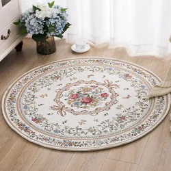 American Pastoral Round Carpet For Living Room Fresh Home Bedroom Rugs And Carpets Computer Chair Area Rug Children Play Mat