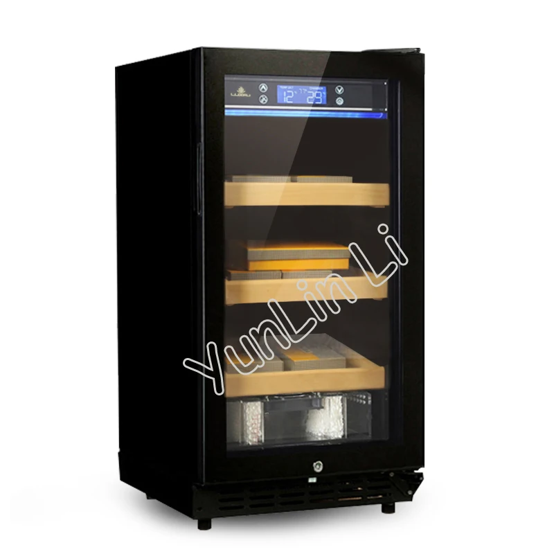 Cigar Cabinet Constant Temperature And Humidity Cigar Storage Cabinet Electriclly Three-Layer Parquet Cigar Cabinet LF-9001