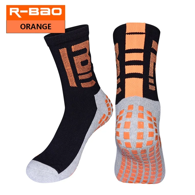 RB6604 R-BAO 2017 New Arrival Adult Terry Sole Soccer Socks High-quality Non-slip Football Short Socks