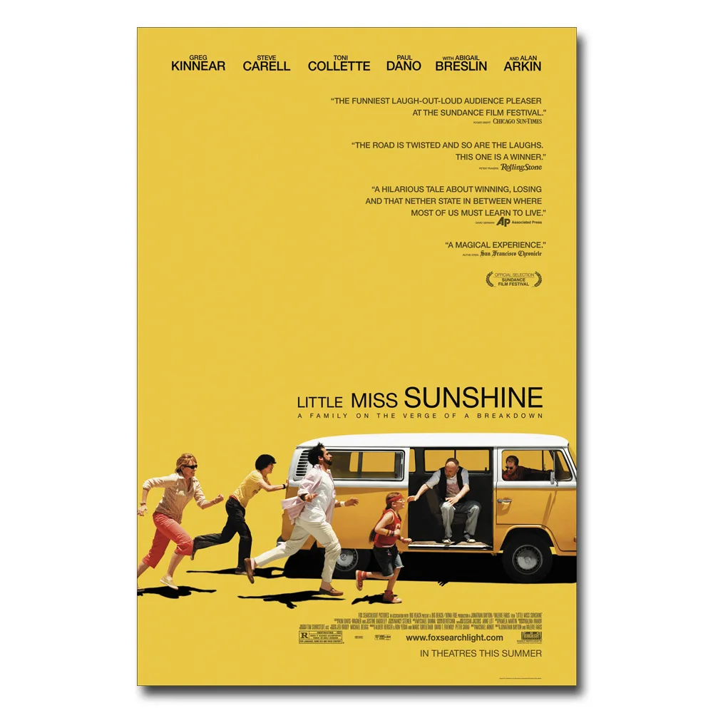 Little Miss Sunshine (2006) Movie Poster Canvas  Printed Wall Art painting For Room Decor