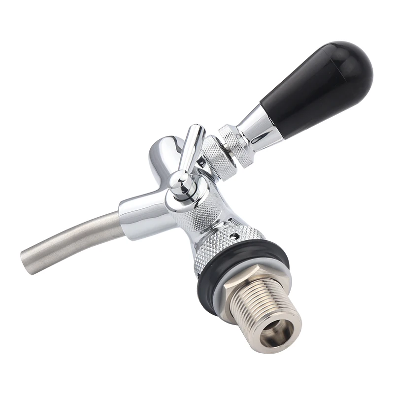 Beer tap faucet Adjustable Faucet with chrome plating Flow Control beer faucet  Homebrew making tap