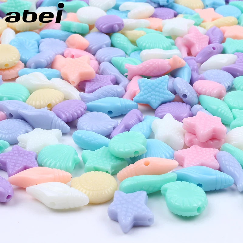 100pcs/lot Mix Colors Random Styles Ocean Animal Buttons Plastic Resin Cartoon button DIY Scrapbook Craft Ornaments Sew Ornament