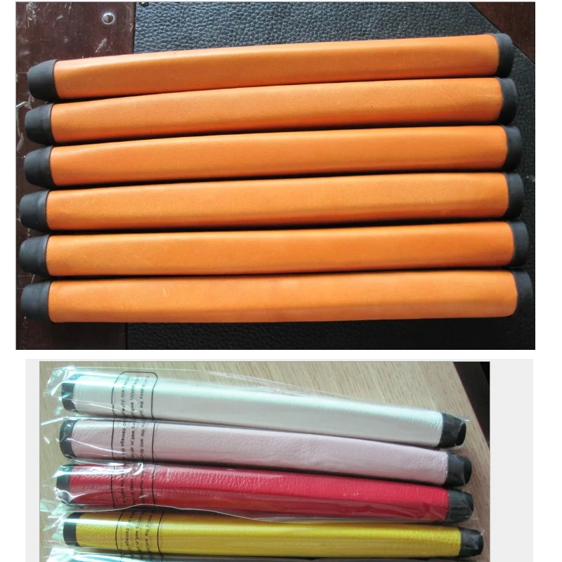 Leather Golf Putter Grip Fits 0.6 Standard Shaft Assorted Colors Golf Leather Grip Anti Skid Design