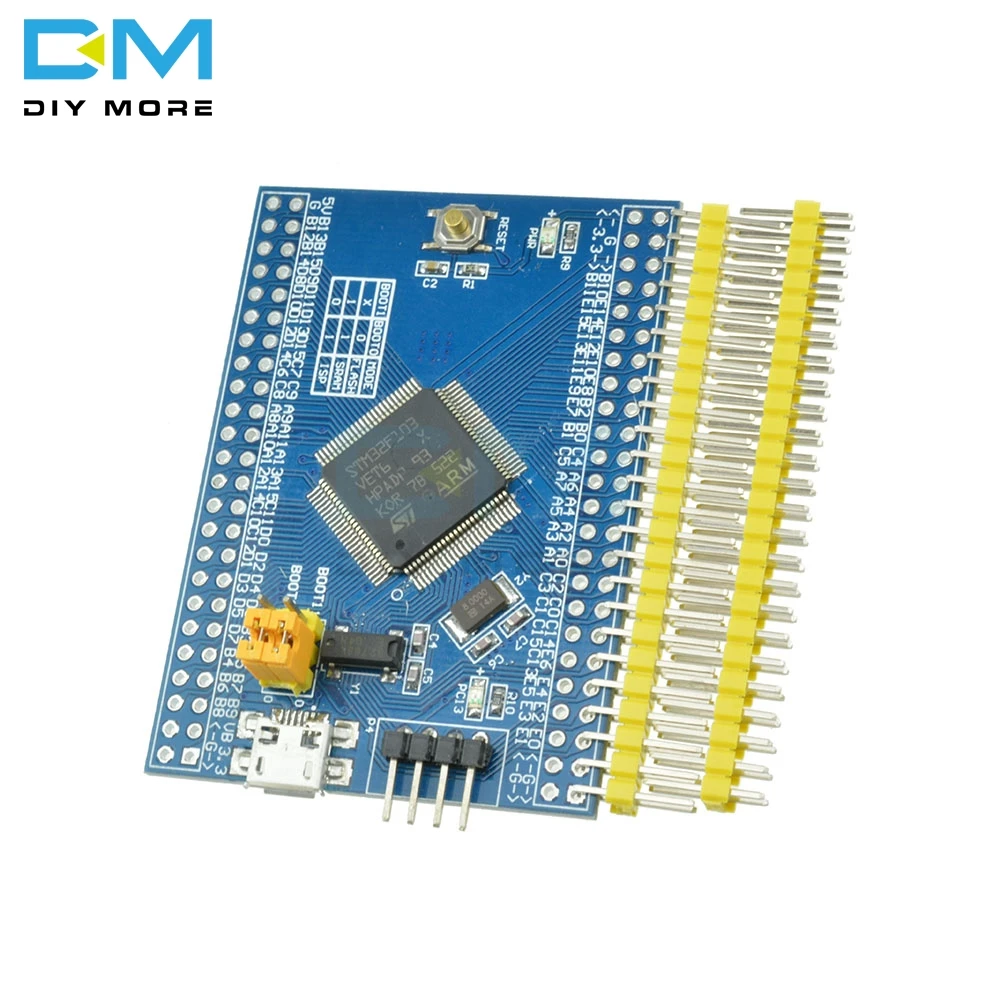 NEW STM32F103VET6 ARM STM32 Minimum System Development Board Cortex-m3 IIC EEPROM RTC Crystal SDIO Card Holder LED MC-306 DIY