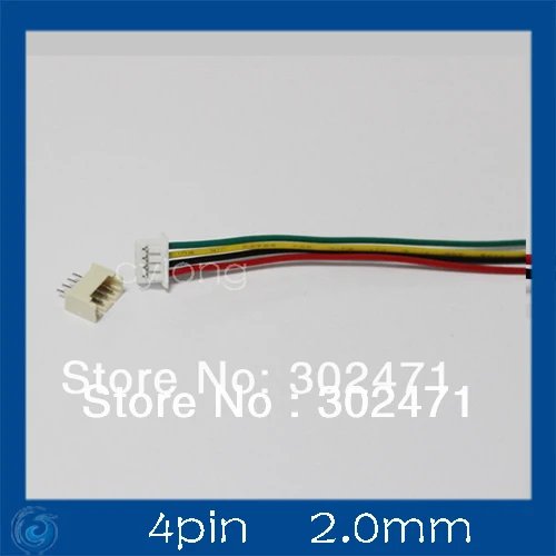 Mini. Micro 2.0mm T-1 4-Pin Conector w/. Wire x 10 sets.4pin 2.0mm