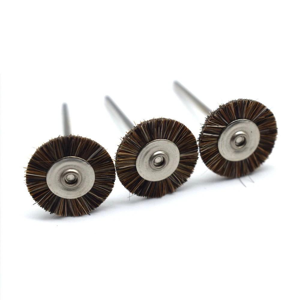 50PCS 19/22/25MM Jewelry Polishing Wheel 2.35MM Shank Metal Polishing Brush Dremel Accessories Rotary Tools Polishing Pads