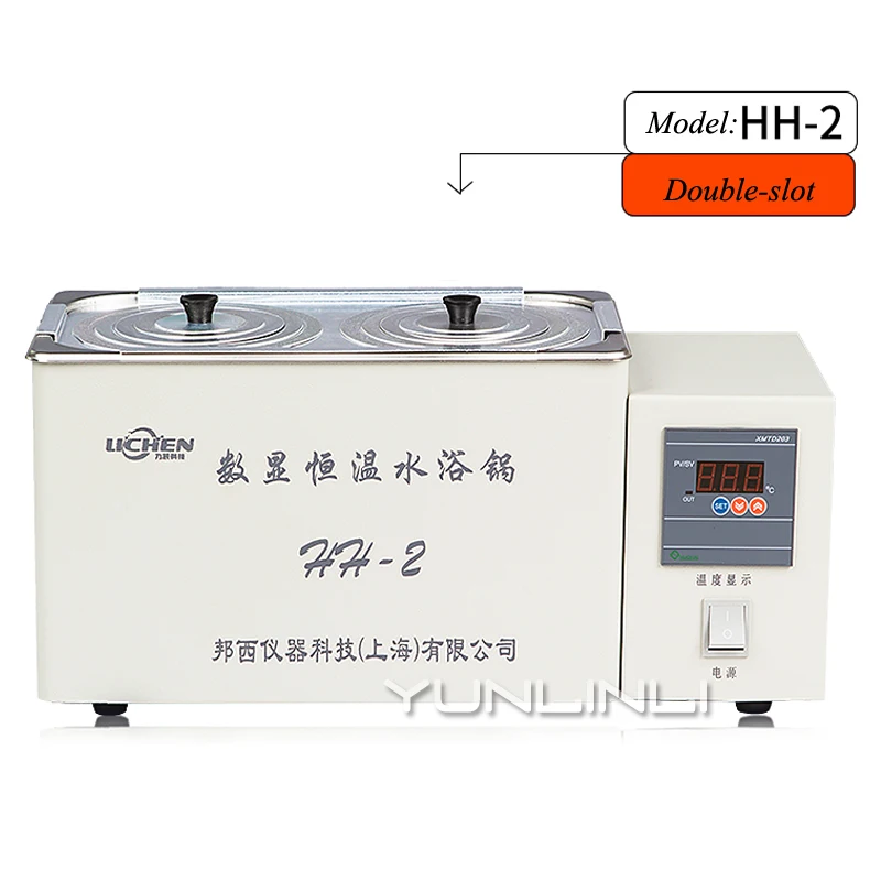 Olla de baño de agua de calefacción eléctrica, Laboratorio Digital de un solo orificio, cuatro orificios, seis orificios, Caldera de baño de agua de ocho orificios, HH-2