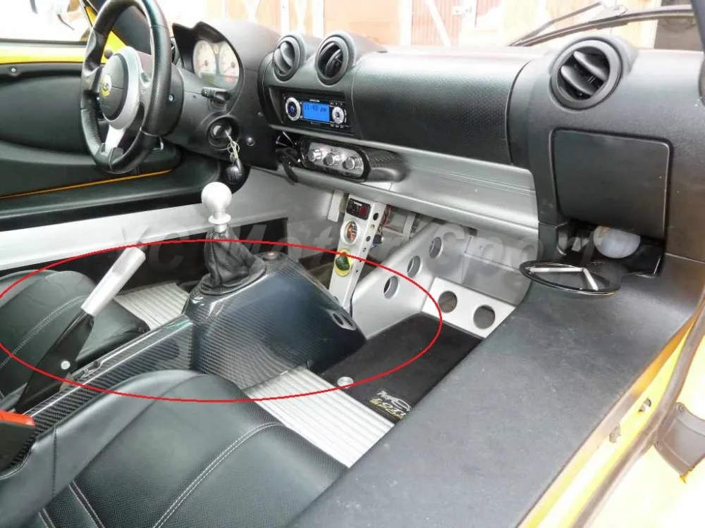 

Dry Carbon Fiber Engine LHD & RHD Gear Surround Centre Tunnel Fit For 2004-2011 Exige S2 2008-2011 Elise S2 TOYOT VVTi